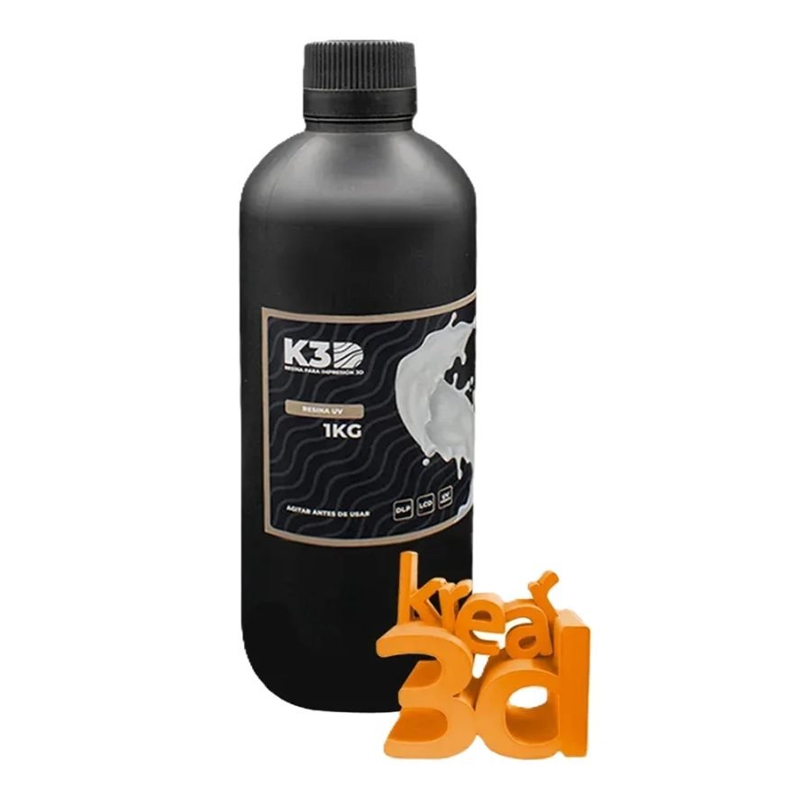 K3D Resina Estándar Anaranjada 1Kg