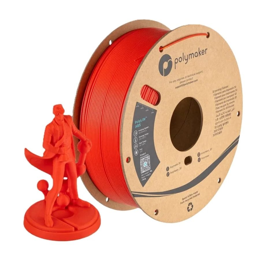 Polymaker ABS Rojo 1Kg