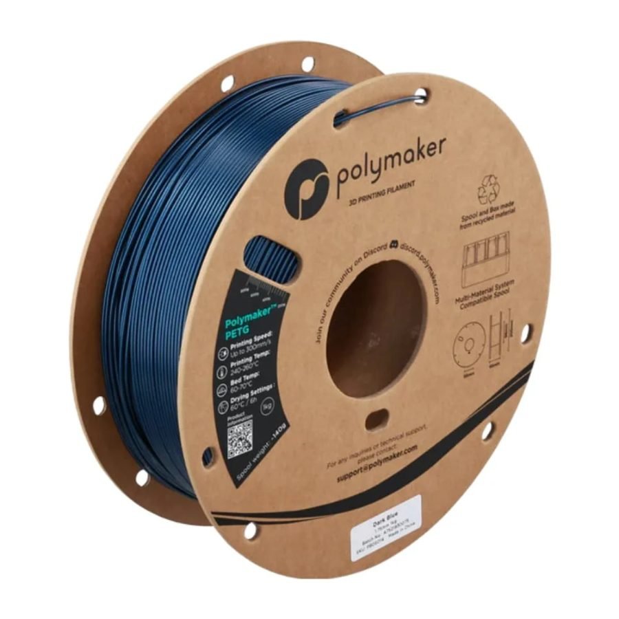 Polymaker PETG Azul Oscuro 1Kg