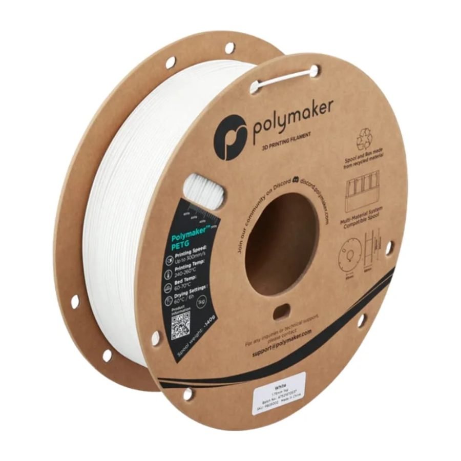 Polymaker PETG Blanco 1Kg