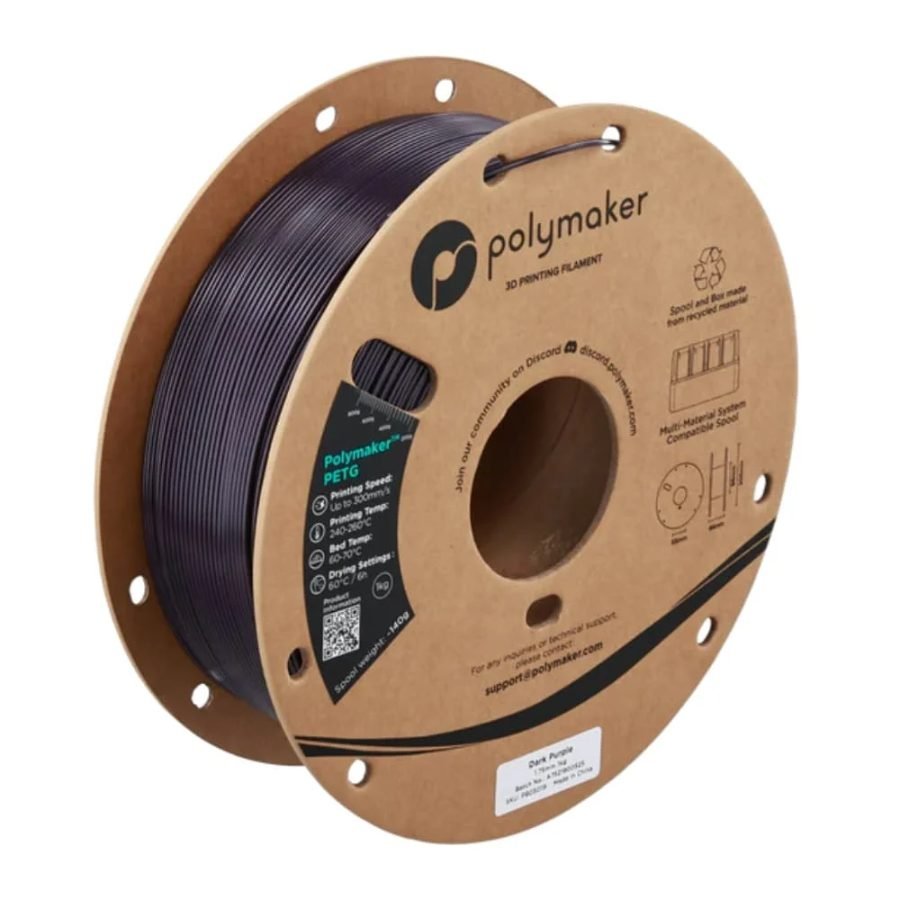 Polymaker PETG Morado Oscuro 1Kg
